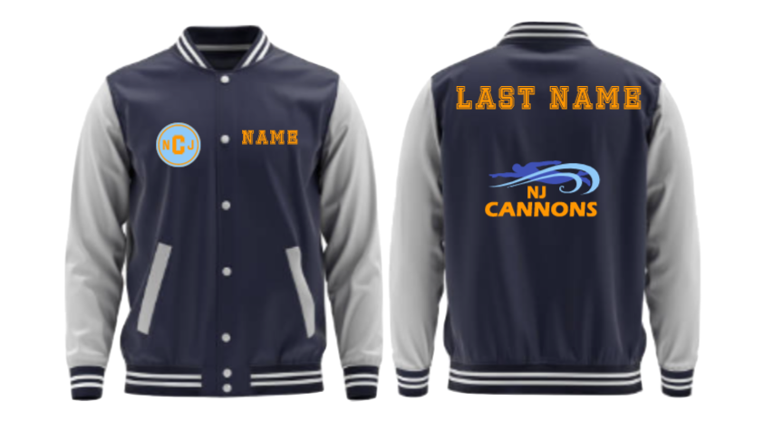 Cannons Swim Team Varsity Jacket