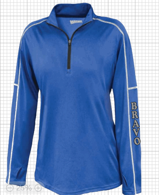 BRAVO! Royal Blue Athletic shirt